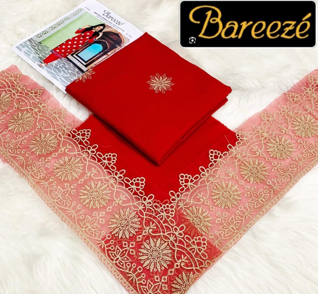 Embroidered Dhanak 2 Piece