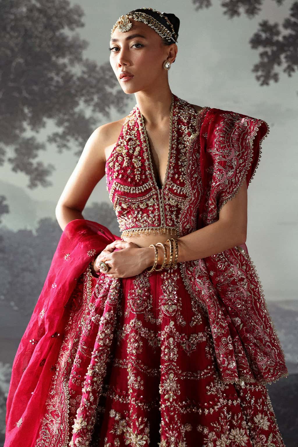 Claude – Ruby Dream Bridal Set