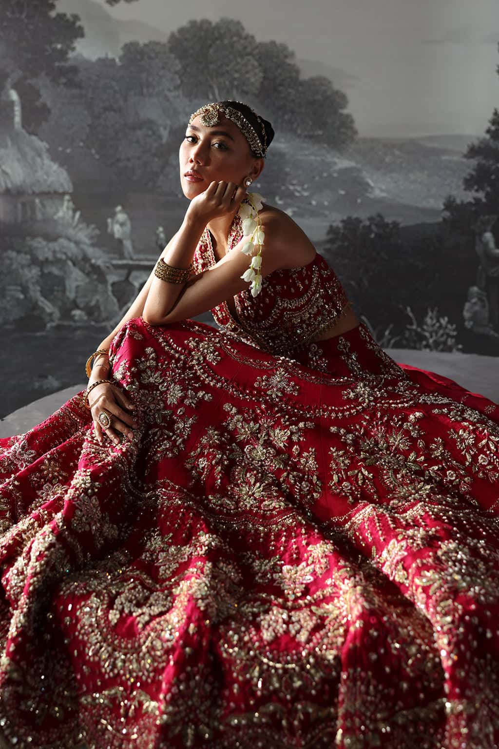Claude – Ruby Dream Bridal Set