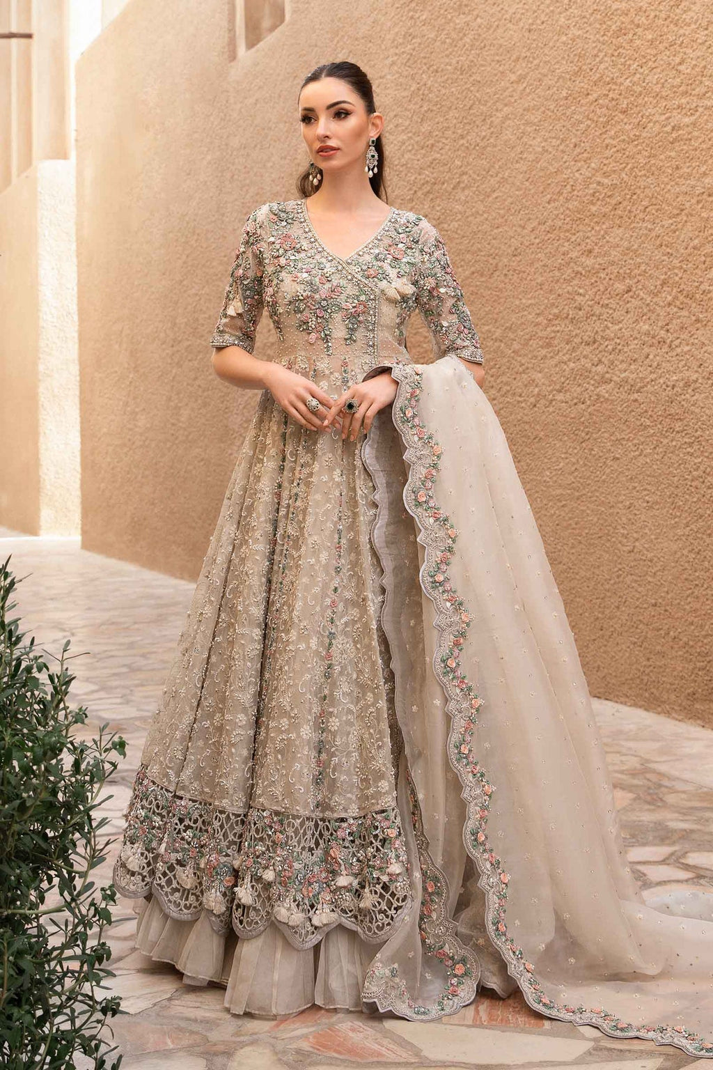 Maria.B – FX-862 (Silver Blush Organza)
