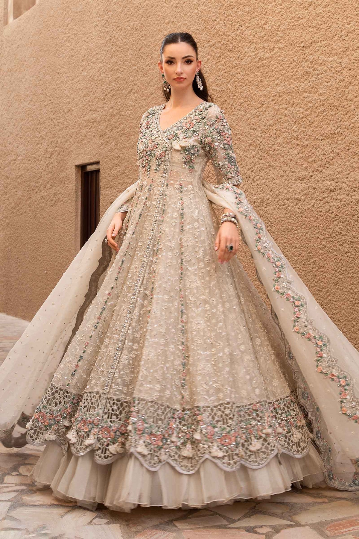 Maria.B – FX-862 (Silver Blush Organza)