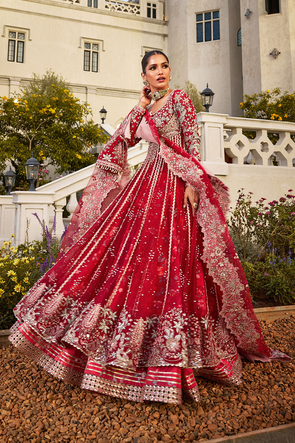 Mehrunisa – Scarlet Majesty Bridal Outfit
