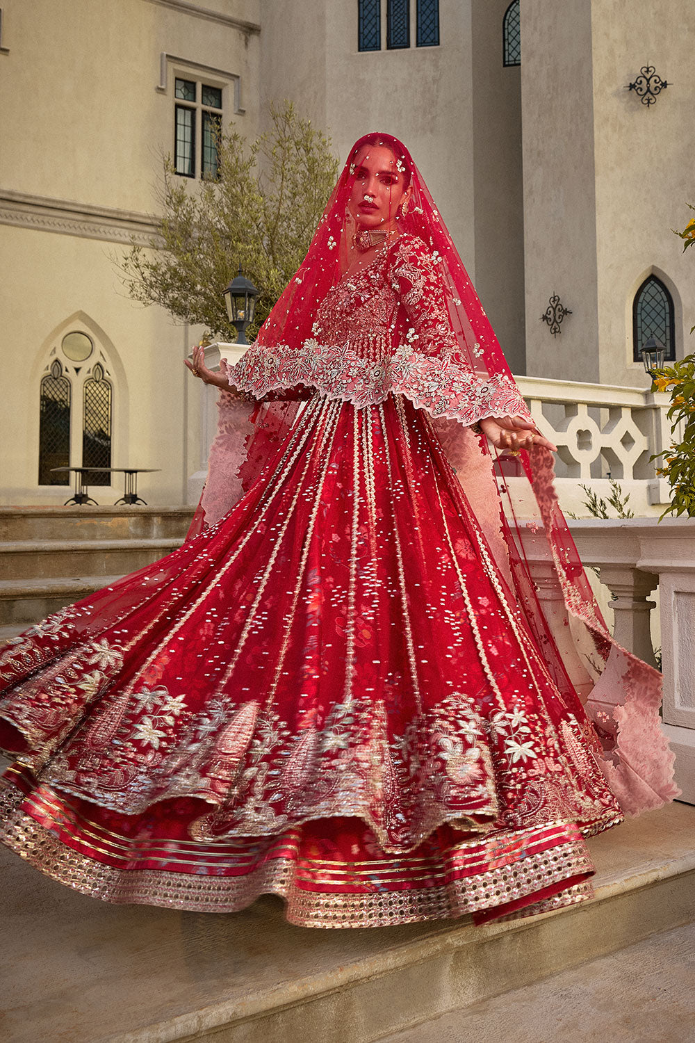 Mehrunisa – Scarlet Majesty Bridal Outfit