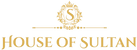 Logo of House of Sultan with decorative elements on a white background