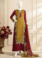 Double Shaded Premium Silk 3 Piece D9