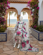 Double Shaded Premium Silk 3 Piece D6