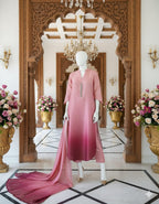 Double Shaded Premium Silk 3 Piece D7