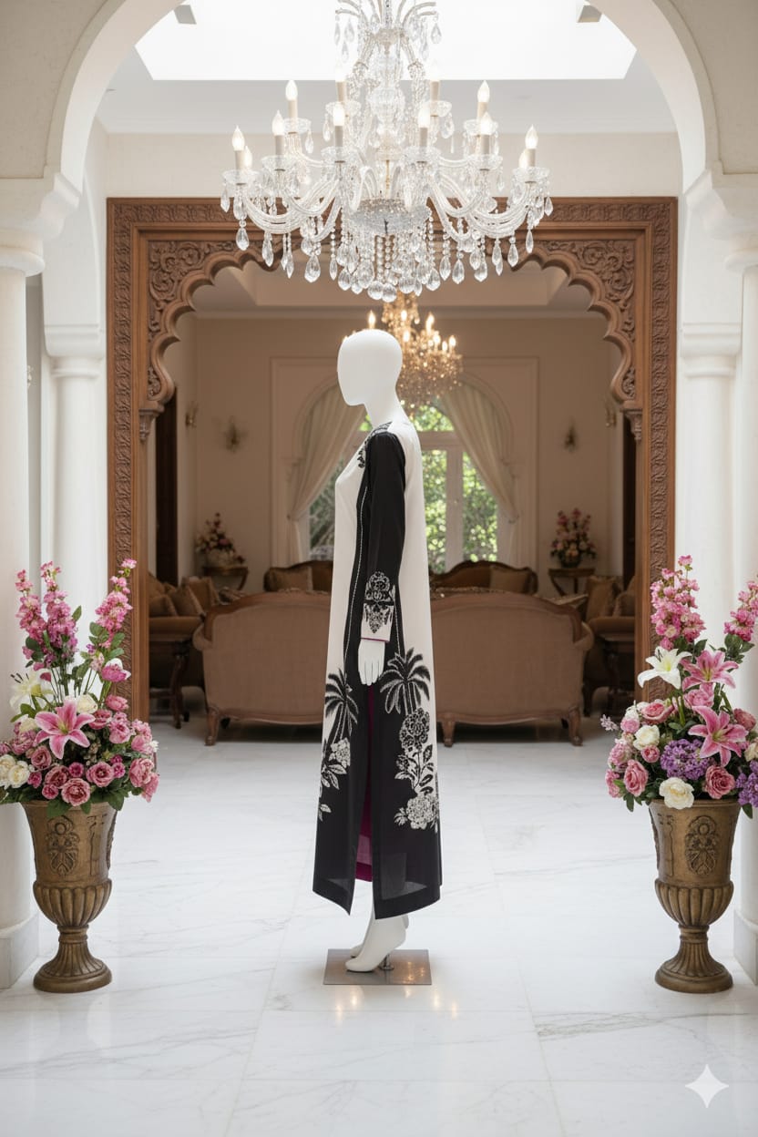 Double Shaded Premium Silk 3 Piece D2