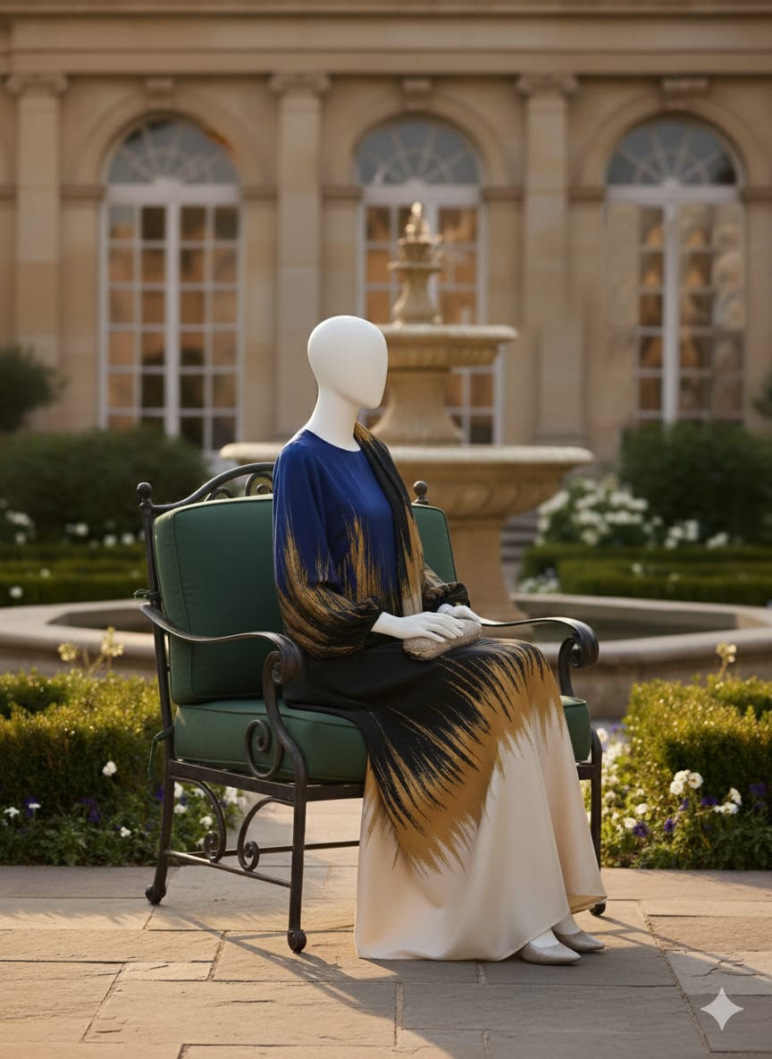 Double Shaded Premium Silk 3 Piece D4