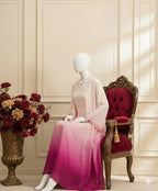 Double Shaded Premium Silk 3 Piece D1