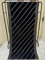 Embroidered Velvet Shawl