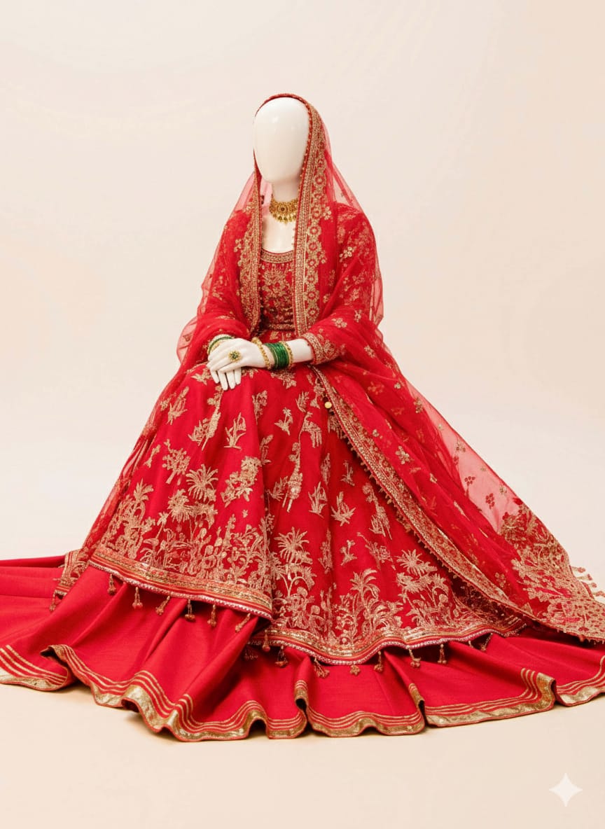 Rukhsar – Royal Red Heritage Bridal