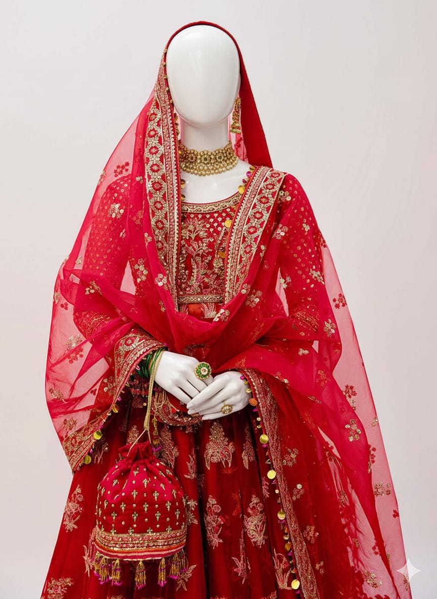 Rukhsar – Royal Red Heritage Bridal