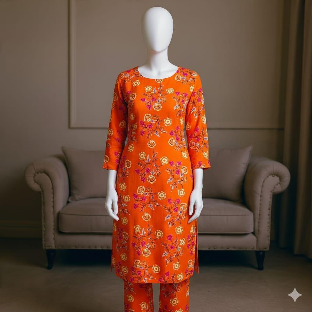 Digital Printed Khaddar 2 Piece Suit D10