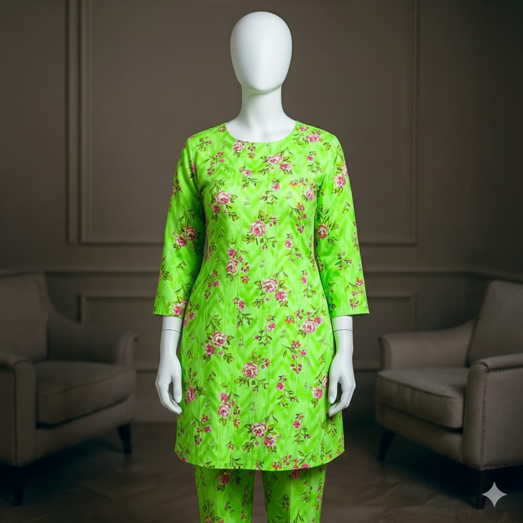 Digital Printed Khaddar 2 Piece Suit D13