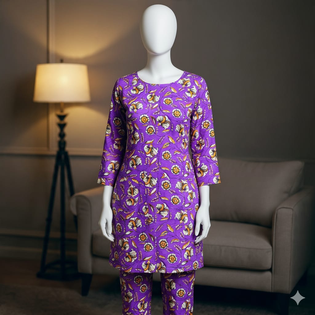 Digital Printed Khaddar 2 Piece Suit D9