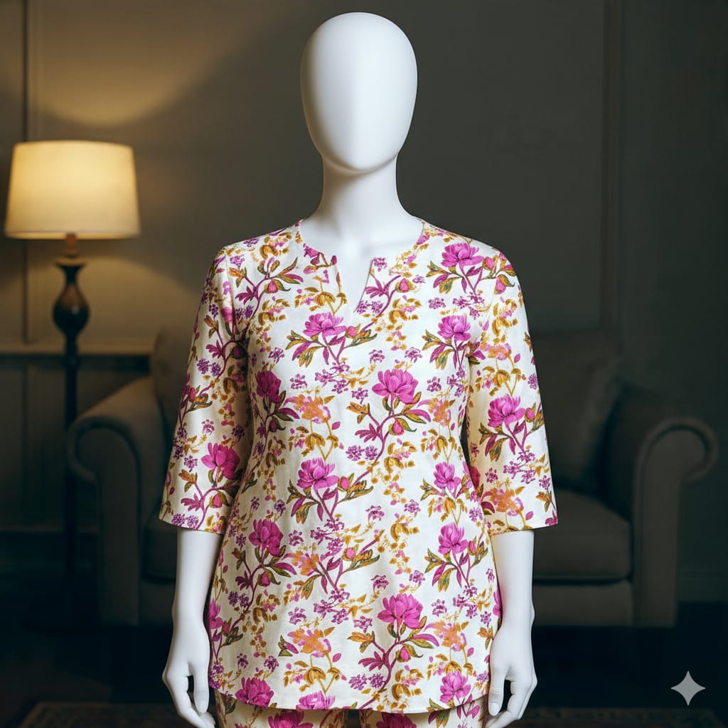 Digital Printed Khaddar 2 Piece Suit D6