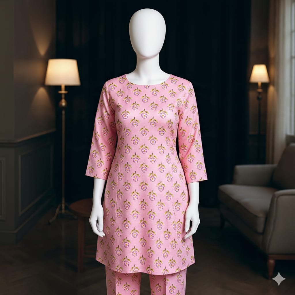 Digital Printed Khaddar 2 Piece Suit D7