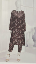 Digital Printed Khaddar 2 Piece Suit D3