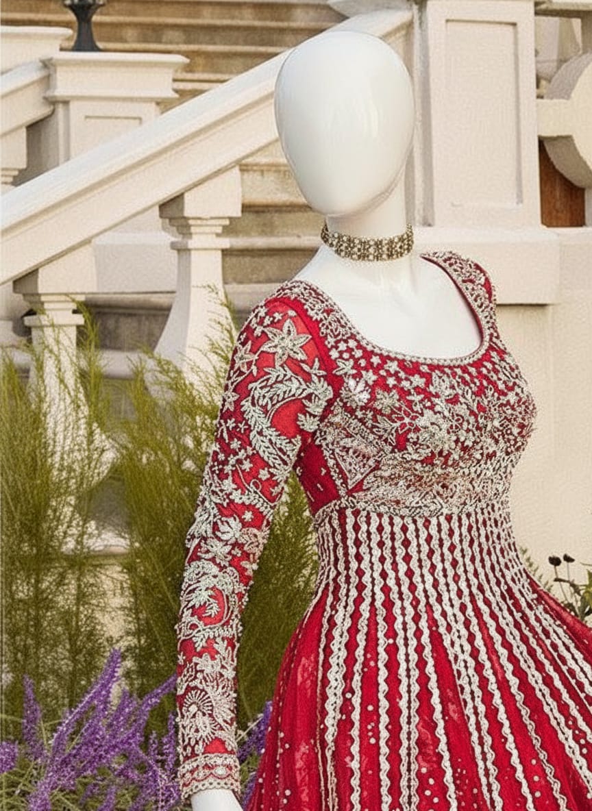 Mehrunisa – Scarlet Majesty Bridal Outfit