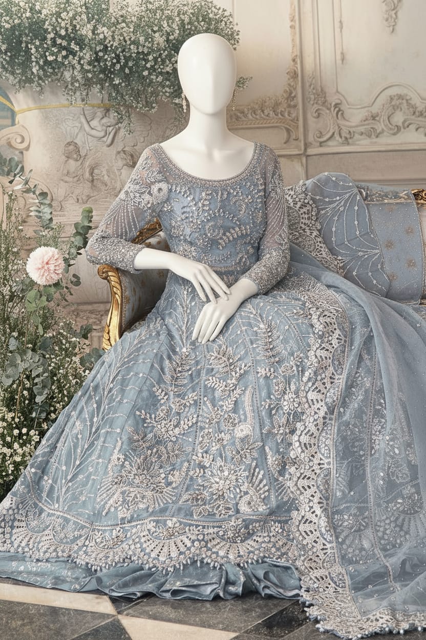 Amani – Celestial Teal Formal Outfit