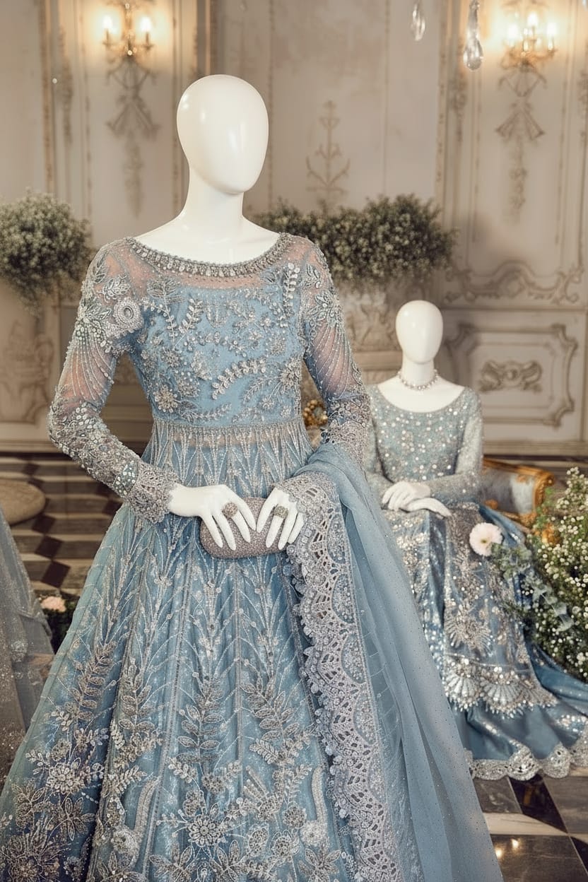 Amani – Celestial Teal Formal Outfit