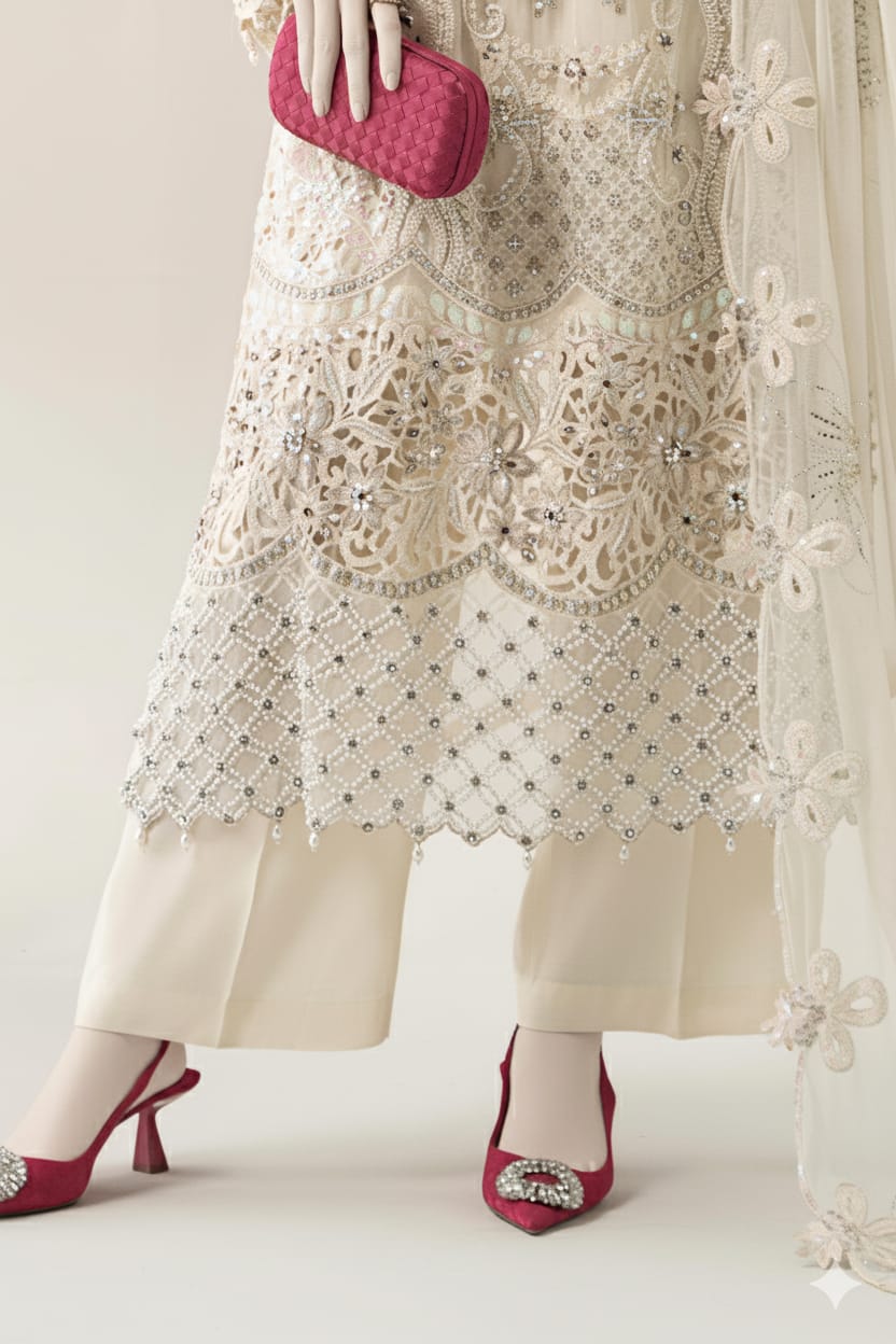 Noora – Ivory Charm Formal Set