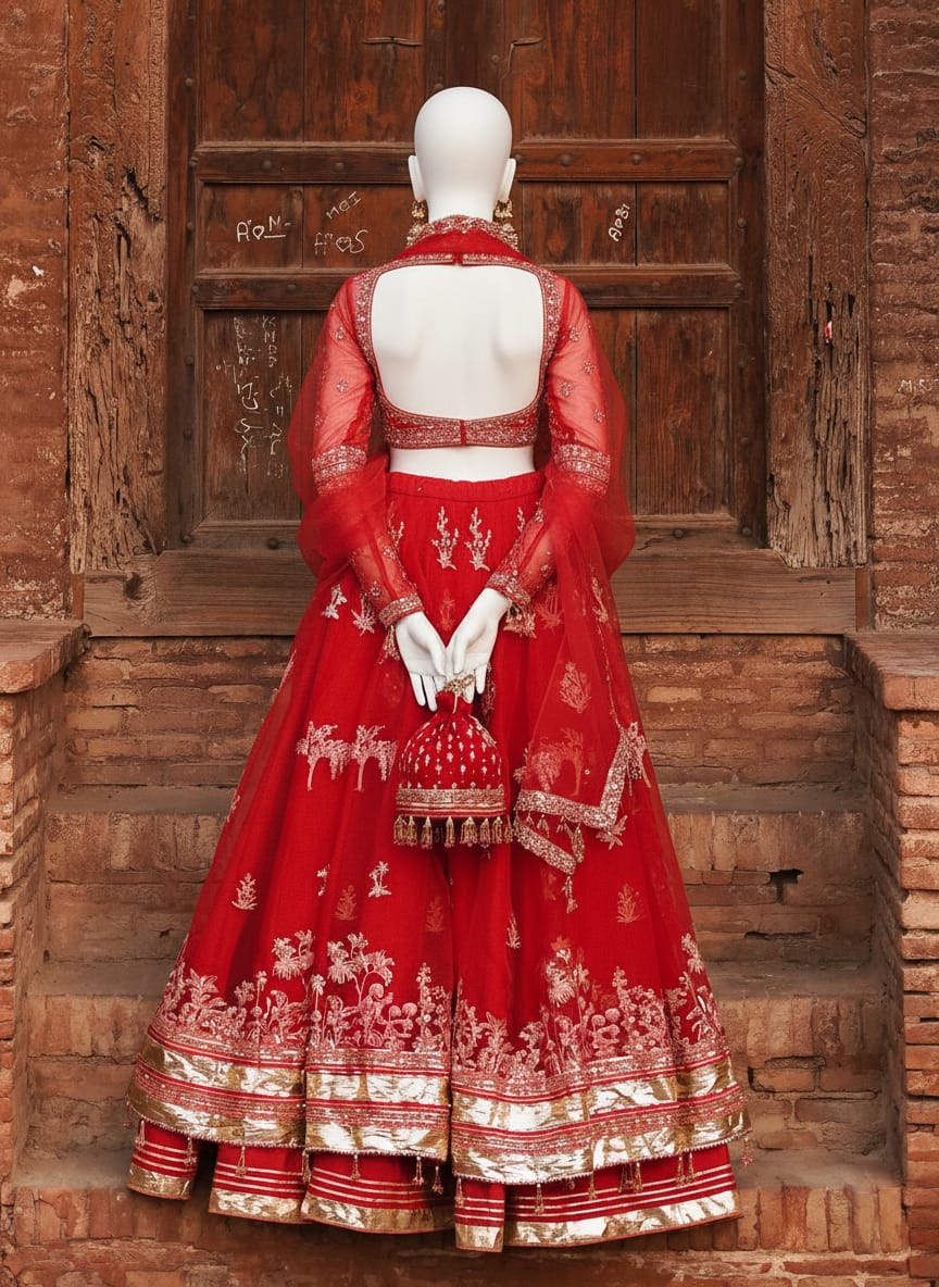 Rukhsar – Royal Red Heritage Bridal