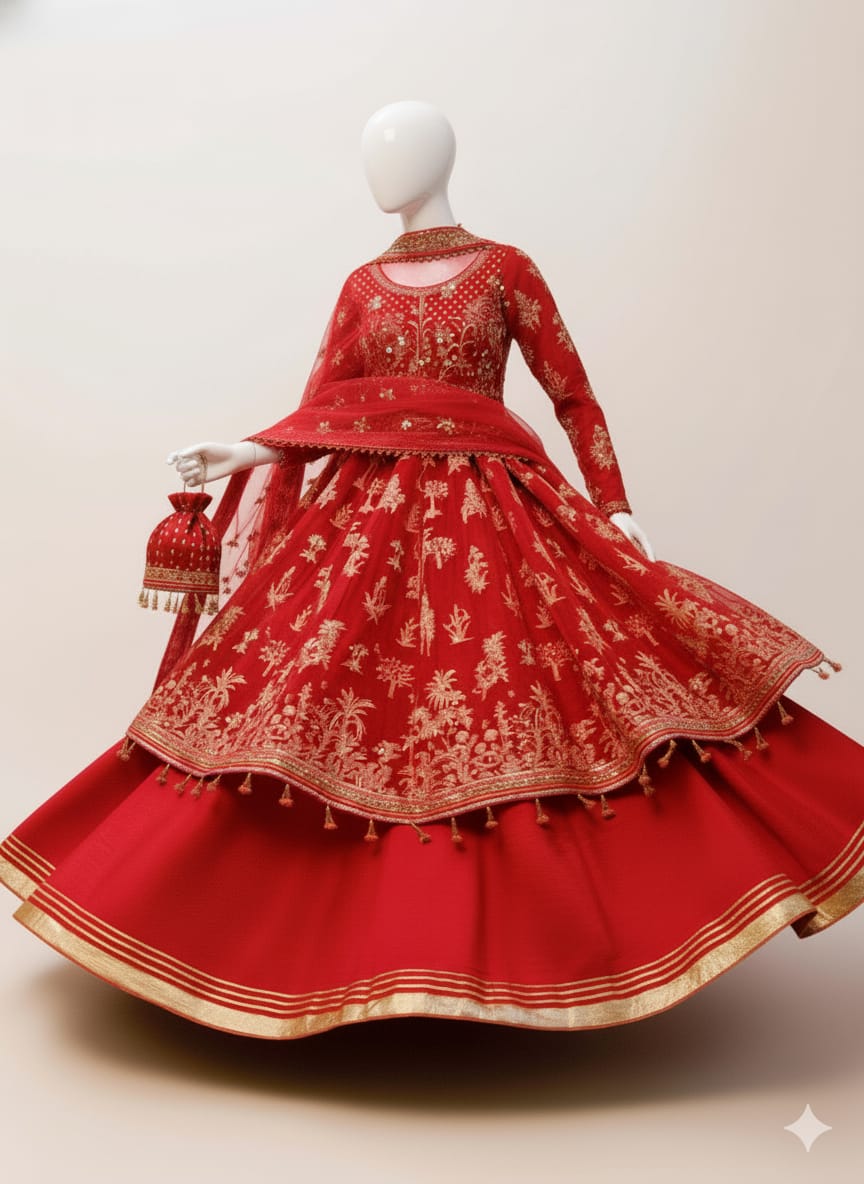 Rukhsar – Royal Red Heritage Bridal