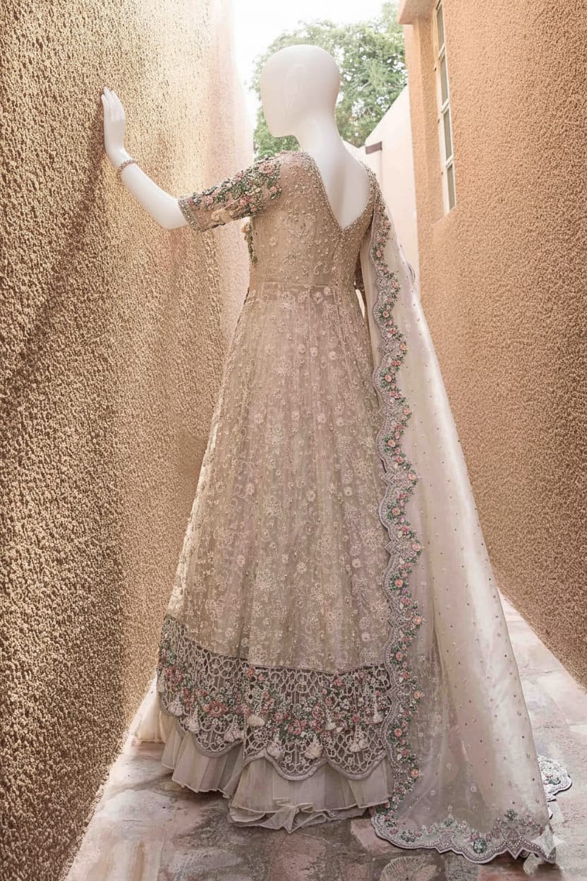 Maria.B – FX-862 (Silver Blush Organza)