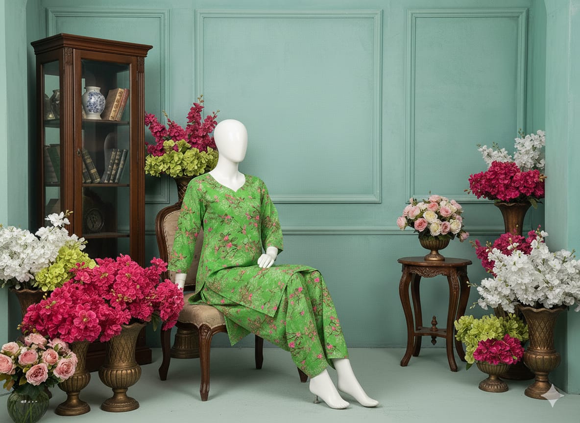 Bana Dora Linen 2-Piece Suit D8