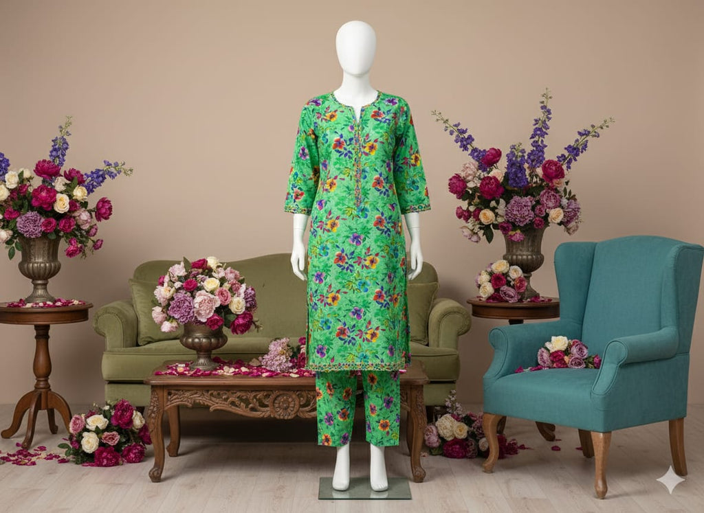 Bana Dora Linen 2-Piece Suit D7