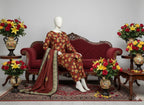 Digital Printed Khaddar 3 Piece Suit D11