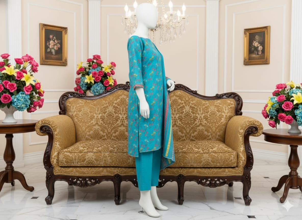 Bana Dora Linen 3-Piece Suit D1