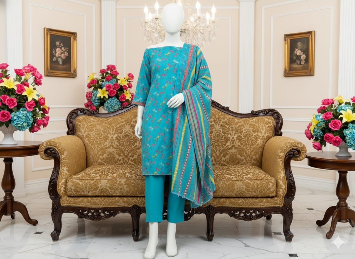 Bana Dora Linen 3-Piece Suit D1