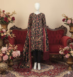 Digital Printed Khaddar 3 Piece Suit D3