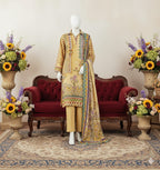 Digital Printed Khaddar 3 Piece Suit D4