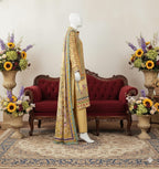 Digital Printed Khaddar 3 Piece Suit D4