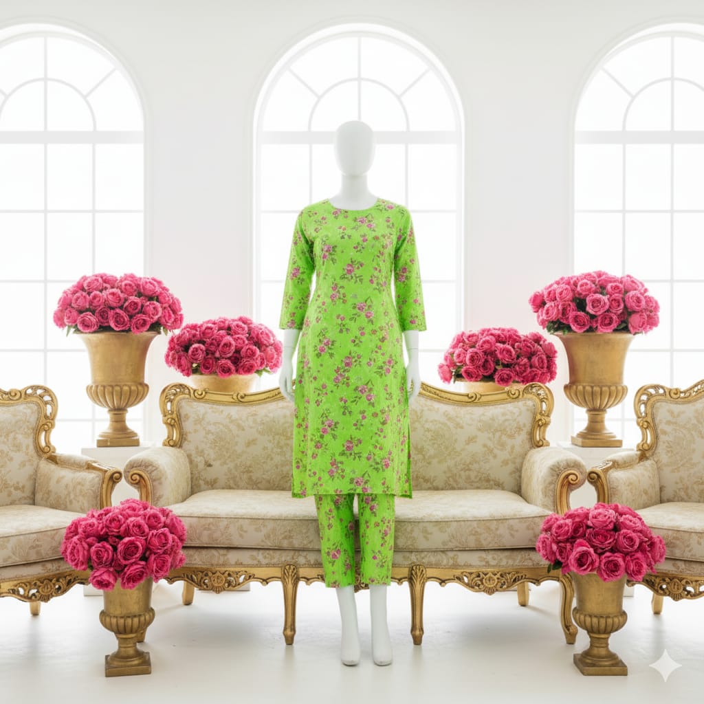 Digital Printed Khaddar 2 Piece Suit D13