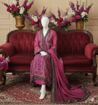 Digital Printed Khaddar 3 Piece Suit D5