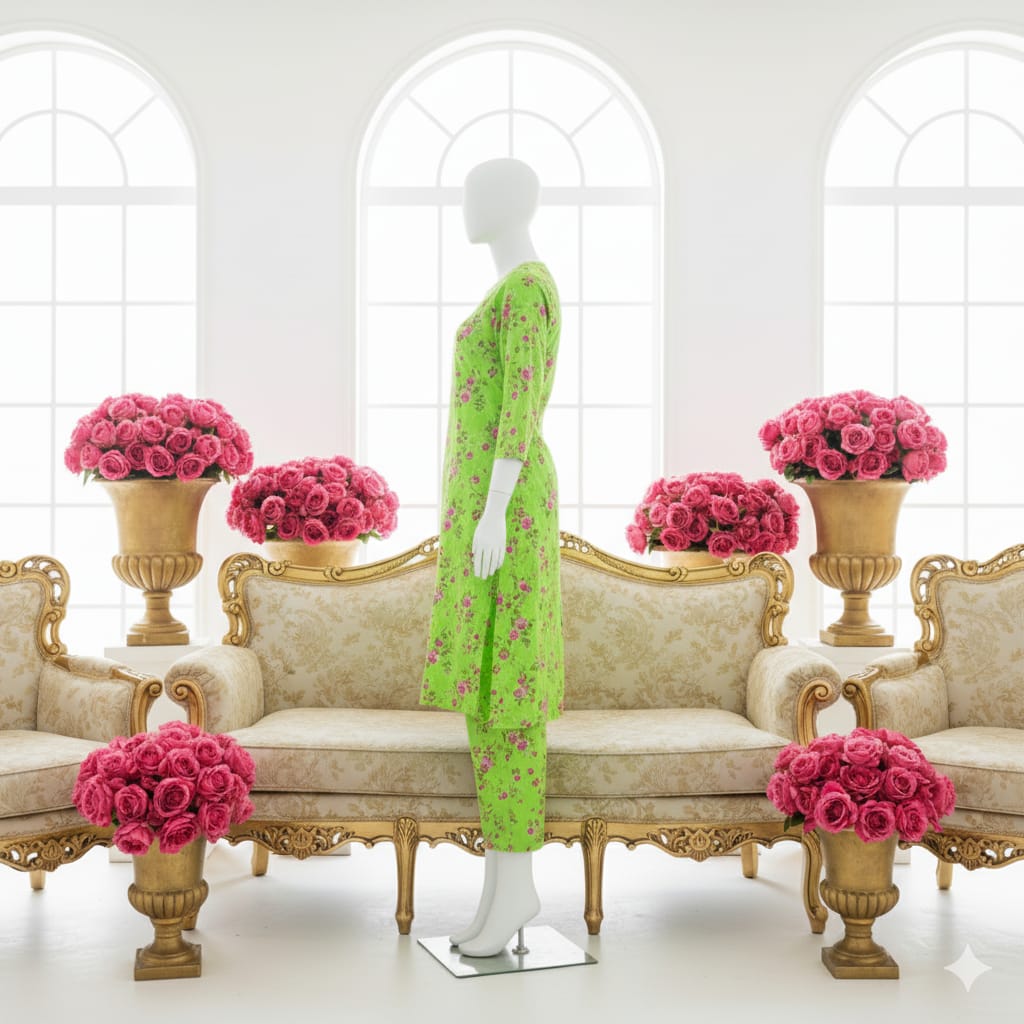 Digital Printed Khaddar 2 Piece Suit D13