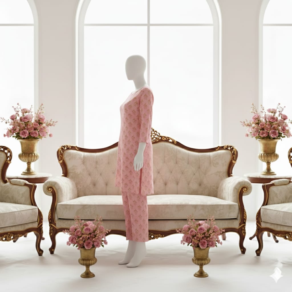 Digital Printed Khaddar 2 Piece Suit D7