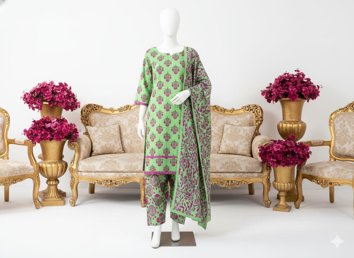 Bana Dora Linen 3-Piece Suit D2