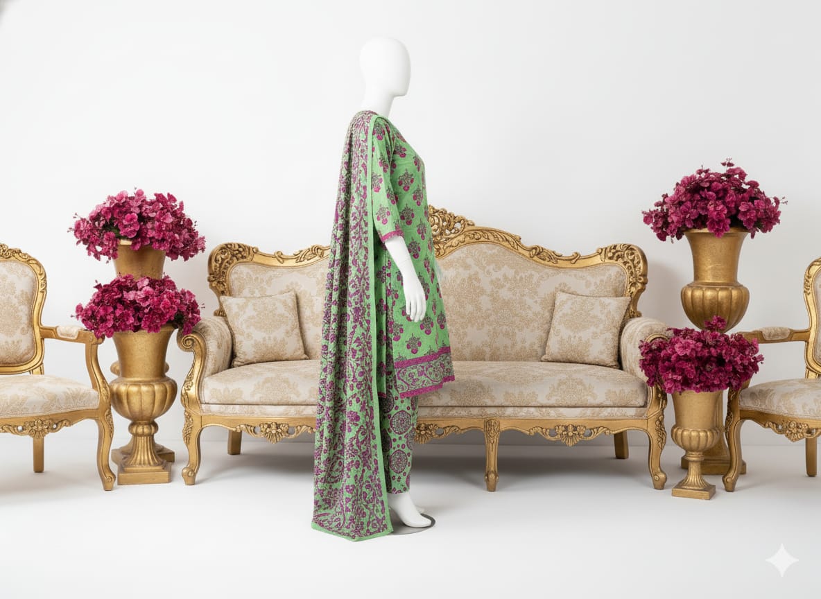 Bana Dora Linen 3-Piece Suit D2