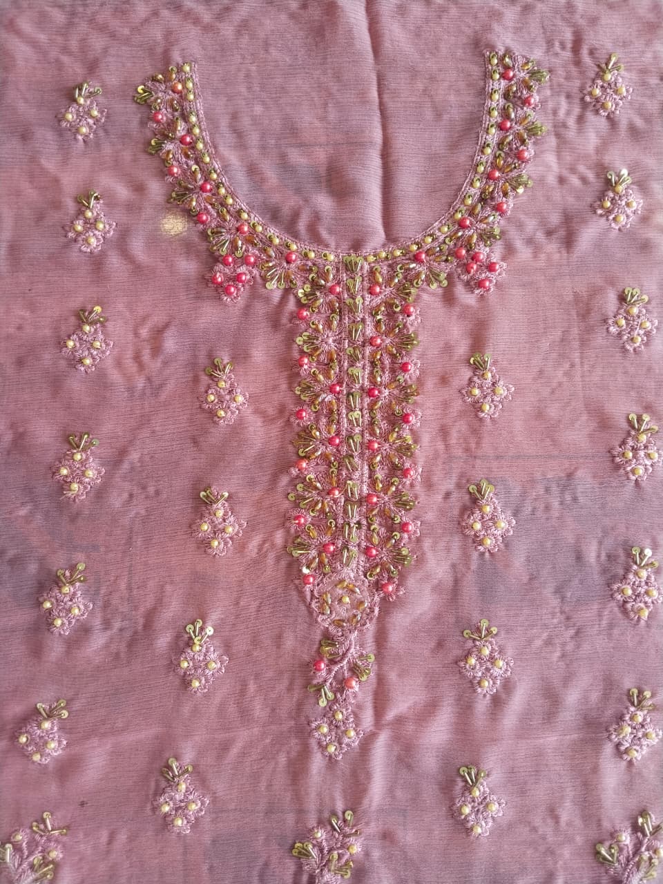 Chiffon 3pc with Handwork